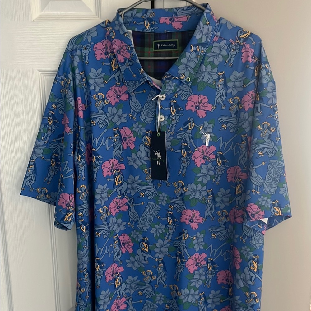 William Murray Multicolor Floral Men's Shirt